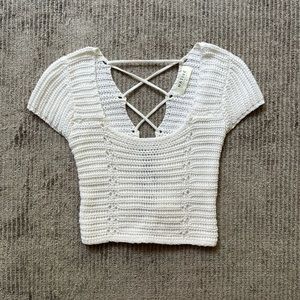 Crochet crop top